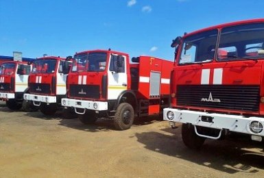 Поставка четырех пожарных автоцистерн для работы на руднике в Жезказгане